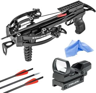 BALLISTA BAT Compound Mini Crossbow with Red Dot Sight, 300 FPS, 130 lb