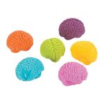 Fun Express Brain Shaped Erasers (Set of 24) Halloween, Classroom Giveaways and Party Supplies