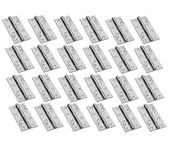 JOVIAL 5 Inch x 14 Gauge Stainless Steel Door Hinges/Window Hinges/Butt Hinges, Softly Movement Hinges (5 Inch x 14 Gauge/2 mm Thickness, Finish : Satin Matt, 24 Pcs)