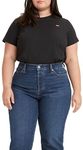 Levi's Women's Plus Size The Perfect Tee T-Shirt, Mineral Black, XXL