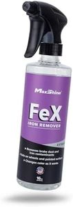 Maxshine FEX Iron Remover & Wheel Cleaner (16oz) - Ultimate Iron & Surface Contaminate Eliminator -Rust Remover Spray for Car Detailing - Removes Iron Particles in Car Paint, Motorcycle, RV & Boat