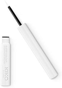 KIKO Milano Super Colour Waterproof Eyeliner 01 | Delineador de ojos líquido con color ultracubriente y resistente al agua