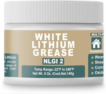 BTAS White Lithium Grease Multipurpose Silicone Grease 5 oz