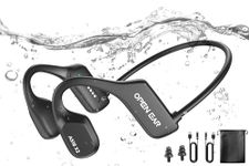 Keyoung Bone Conduction Headphones, IP68 Waterproof Swimming Headphones Built-in 16GB MP3 Bluetooth 5.3 Open Ear Headphones, Sports Ear Buds Underwater Wireless Earbuds for Swimming, Running, Hiking