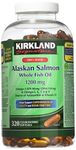 Kirkland Signature 100% Pure Alaskan Salmon Oil 320 Softgels, 320 Count