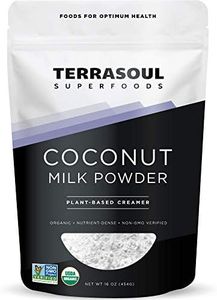 Terrasoul Superfoods Organic Coconut Milk Powder, 16 Oz - Plant-Based Creamer | Keto Friendly