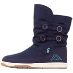 Kappa Unisex Cream Classic Boots, Blue (Navy/Mint 6737), 5 UK