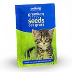 Jamieson Brothers® Cat Grass Seeds (Approx. 60 Seeds) - Quick and Easy to Grow Cat Grass Seeds Ready in 2-4 Weeks, can Help aid Your Cat's Digestion and Health