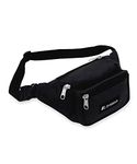 Everest Signature Waist Pack - Standard, Black, One Size