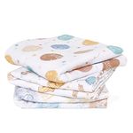 aden + anais 100% Cotton Muslin Musy Squares, Multi-use Baby Cloths for Girls & Boys, 70x70cm, Ideal Newborn & Infant Nursing Set, Perfect Shower Gifts, 3 Pack, Disney Baby - Winnie in The Woods