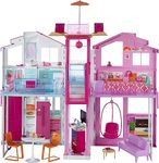 Barbie Pink Passport 3 Story Townhouse, Multi