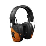 ISOtunes Link Bluetooth Ear Defenders: Over-Ear Earmuff Noise Isolation Headphones, 14+ Hour Battery Life, Rechargeable Lithium Ion (Included) or AAA batteries, 23 dB NRR, 85 dB Safe Volume Limit