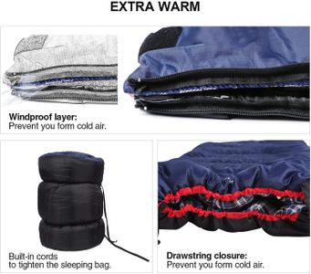 REDCAMP Cotton Sleeping Bag – Lightweight, Soft, Portable Camping Bed