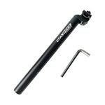 UPANBIKE Bike Seat Post 13.8inch (350mm) Bicycle Aluminium Alloy Seat Post with Micro Adjust Clamp φ 25.4 27.2 28.6 30.9 31.6mm(30.9mm)