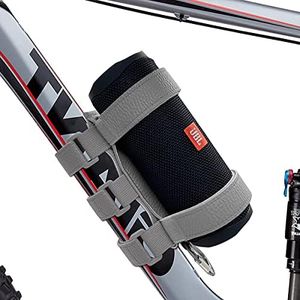 Speaker Mount for Golf Cart Railing Bike -Adjustable Strap for Most Bluetooth Wireless Speakers Attachment Accessory Holder Bar Rail (Grey)