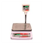 GRAMTECHNOLOGY Stainless Steel Weighing Scale 50kg x 10 gm Weight Machine for Shop, Factory, kirana shop, Sweet shop and other uses (B0D2ZXG8FP)