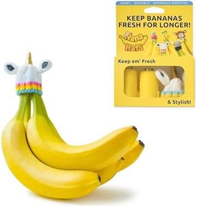 NANA HATS Banana Freshness Preserver, Keep Bananas Fresh Longer, Ideal for Organic Bananas, Innovative Banana Holder for Home Use, Extend Freshness of Your Fruit, AS SEEN ON SHARK TANK, Unicorn
