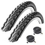 Schwalbe Land Cruiser 26" x 1.75 Mountain Bike Tyres with Schrader Tubes (Pair)