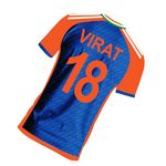 T20 Official Latest New Virat Cricket Worldcup Jersey 2024 (Kid's, Boy's & Men's) (6_7 Years, Blue)