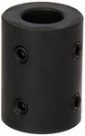 Climax Part RC-075-4H @ 90 Mild Steel, Black Oxide Plating Rigid Coupling, 3/4 inch bore, 1 1/2 inch OD, 2 inch Length, 5/16-18 x 3/8 Set Screw