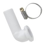 208847 Syphon Break Elbow Kit with Clamp - Compatible With Whirlpool Maytag Kenmore Washer Dryer - Replaces AP4024083 2-14764 2-8847 214764 436287 AH2017573 EA2017573 PS2017573 Durable Replacement