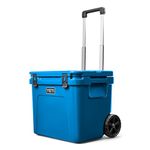 YETI Roadie 60 Wheeled Cooler with Retractable Periscope Handle, Big Wave Blue