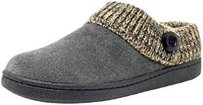 Clarks Women's, Sweater Collar Slipper Clog Grey 7 M