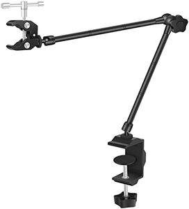 Toolour Helping Hands Soldering Clamp, 19.7” Magic Arm, Flexible Articulating Arms with Clamps, Magic PCB Clip for Hot Air Gun/PCB Holder/Desoldering/Welding/Repairing/DIY Work/Hobby Craft