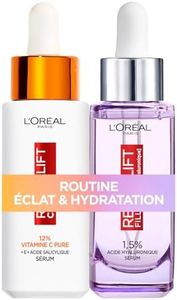 L'Oréal Paris Coffret Revitalift Filler Sérum Anti-Rides Acide Hyaluronique 30 ml + Revitalift Clinical Sérum Teint Lumineux Vitamine C 30 ml