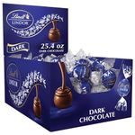 Lindt Lindor Dark Chocolate Truffles, 60 Count Box