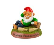 BigMouth Inc Hungover Garden Gnome Statue, Funny Outdoor Lawn & Yard Figurine, Housewarming Gag Gift Sculpture Decorations