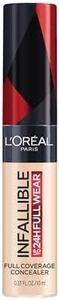 L’Oréal Paris Infallible Full Wear Concealer, One-Swipe Full Coverage, Matte Finish, Waterproof, Transfer-Resistant, Longwear Up to 24 Hours, 10 ml, Shade: 330 Ivory