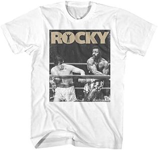 American Classics Rocky MGM Movie Italian Stallion Apollo Creed One Punch Adult T-Shirt White