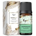 Ryaal Peppermint Essential Oil for Skin, Hair and Insects | 100% Pure & Natural Therapeutic Grade Essential Oil | Peppermint Oil for Rats | Rejuvenates Body & Face - 10ml