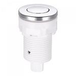 sourcing map Garbage Disposal Air Switch Button 28mm Dia Self Locking for Sink Top Waste Disposer