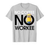 Despicable Me Minions No Coffee No Workee Portrait T-Shirt