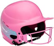 RIP-IT Play Ball | Softball Batting Helmet | Gumball Pink | Girls T-Ball Softball Helmet with Face Mask