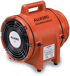 Allegro Industries 9536 Plastic Compaxial Blower, Dc, 8"