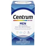 Centrum Men Multivitamins/Minerals Supplement, 90 Tablets (Packaging May Vary)