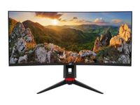 CrystalPro by Monoprice 34" Curved 1000R Ultrawide 1440P Monitor, 3440 x 1440P @ 165 Hz, 2ms (OD) VA Panel with USB Type‑C PD 65W and Height‑Adjustable Stand for Business & Gaming