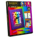 Rainbow High Journal Set - Gifts For Girls - Secret Diary For Girls - Journal For Girls - Back To School Supplies For Kids- Contains Kids Journal With Dividers And Glitter Rainbow Pen!