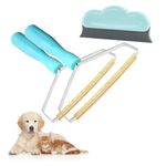 Pet Hair Remover Carpet Rake Reusable Cat Dog Hair Remover Hair Removal Tool Multi Fabric Shaver Portable Carpet Scraper for Cat Dog Hair Rugs Clothes(3Pcs)