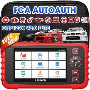 Launch OBD2 Scanner CRP123X V2.0, Lifetime Update WiFi Scan Tool, Engine at SRS Airbag Scanner, 7 Resets Diagnostic Scanner, Code Reader for All Cars, AutoVIN Car Scanner, FCA SGW, Voltage Monitor