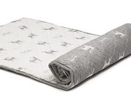 FITMAT ™ Premium Double Sided Foldable Slim Mattress for Floor and Sleeping |Multi-Purpose| Travel Friendly, Lightweight and Outdoor Camping | Soft Foam| 400 GSM | (Grey, 75 * 35 * 1 inch)