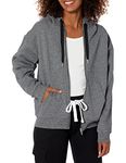 Calvin Klein Performance Women's Eco Fleece Hoodie, Black Heather, Medium