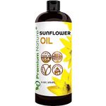 Organic Sunflower Oil Cold Pressed - Sunflower Seed Oil Unrefined Sun Flower Oil Pure Unrefined Sunflower Oil