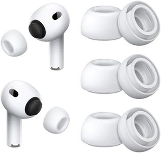 Ear Tips Replacement Compatible with AirPods Pro 3 (3 Pairs,X-Small,White)
