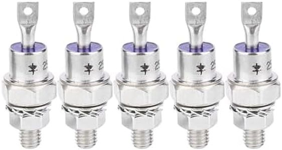 Zunate 5 pares Diodo de Enderezamiento, 25HFR 25HF Espiral Diodo de Enderezamiento, 25A 1200V Diodo de enderezamiento de polaridad Delantero/trasero a Base de Hierro