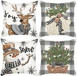 ZANZER Christmas Pillow Covers 18x1