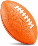 Blu Jay Foam Football - 7" Easy Grip Small Football for Kids - Youth Size - Quality Soft Foam Toddler Footballs (Orange)